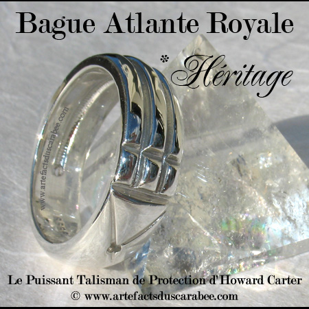 Bague Atlante Royale *Héritage - Puissant Talisman d'Howard Carter